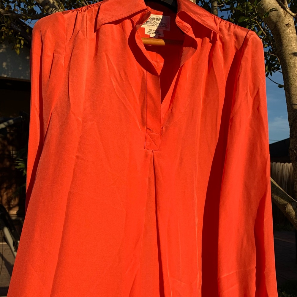 Silk Shirt Dress